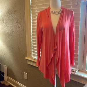 Coral cardigan